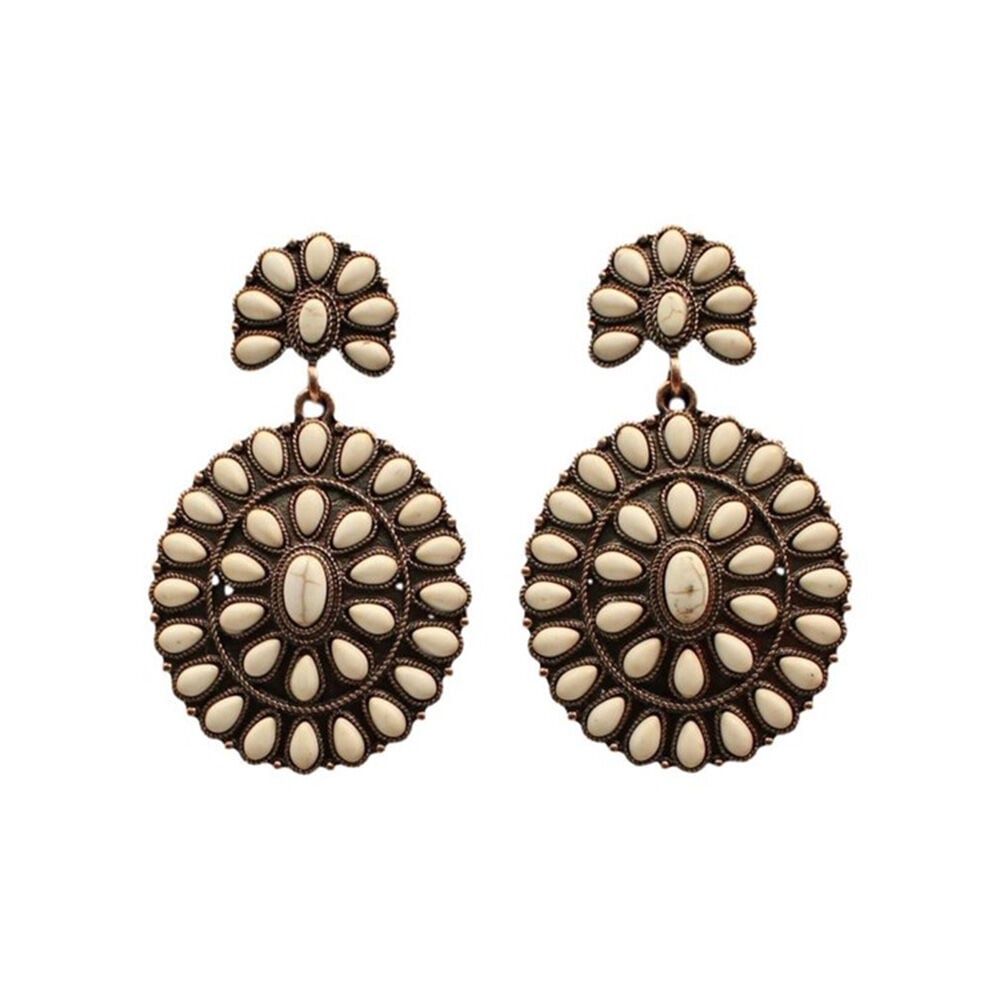 image of Women's Western Concho Earrings