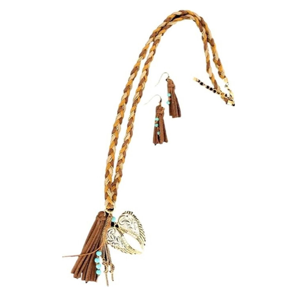 image of Braided Wings Jewelry Set