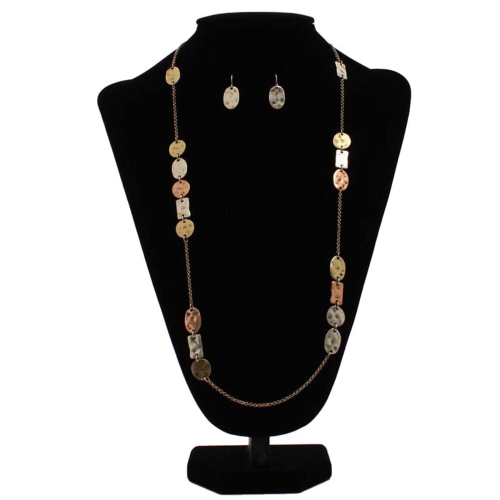image of Hammered Multi Assorted Jewelry Set