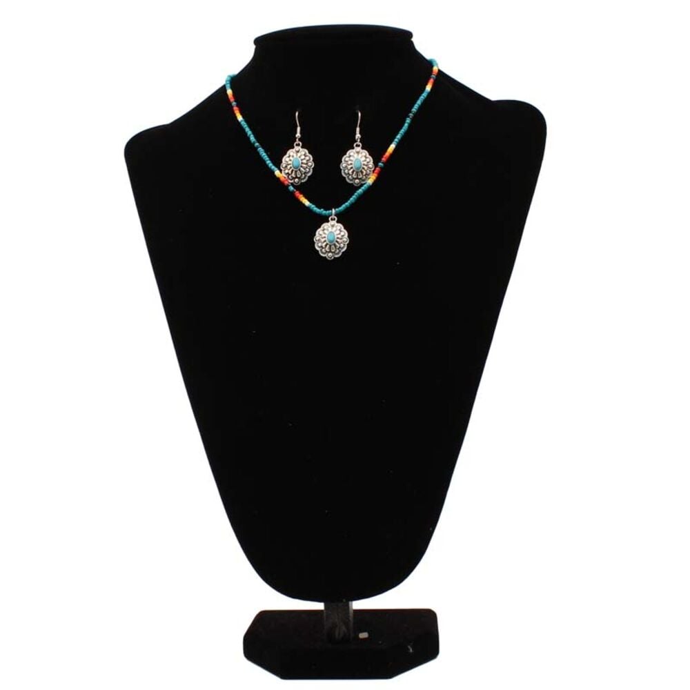 image of Southwest Turquoise Multi Stone Jewelry Set