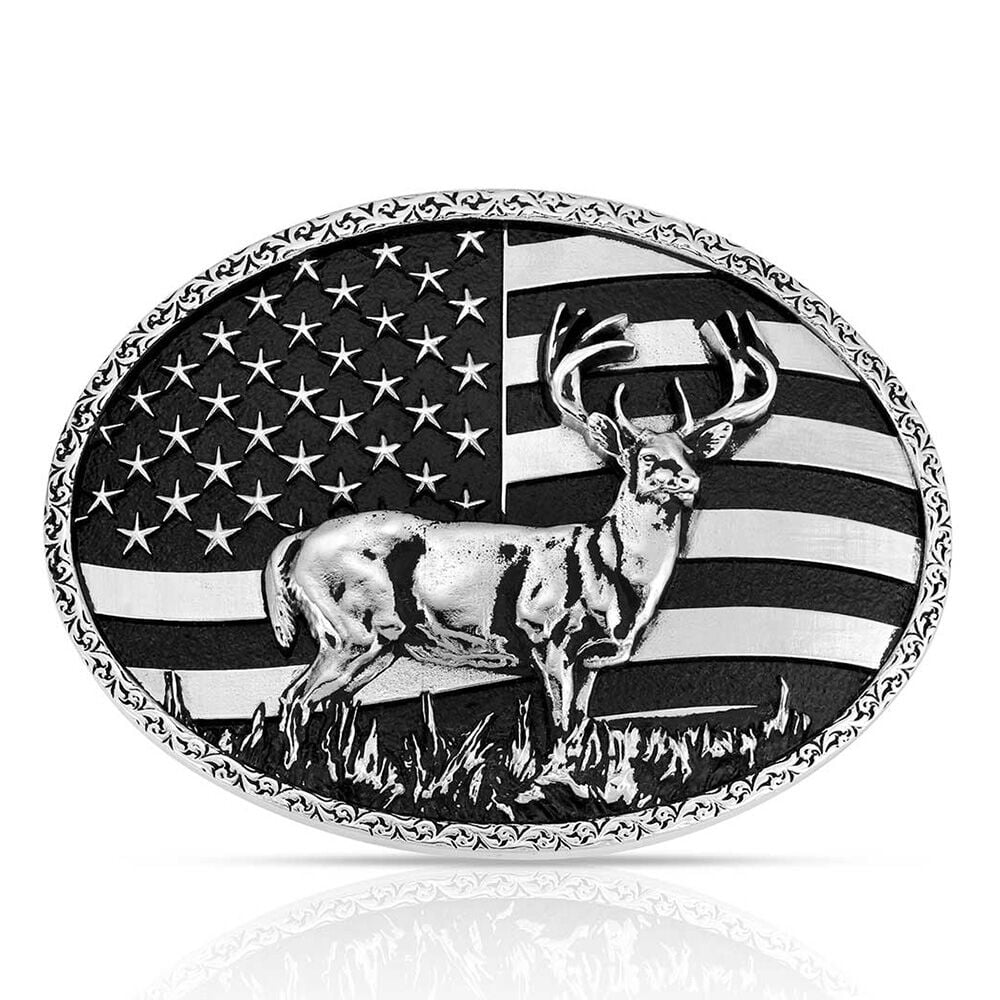 image of Men's Hunters Stars and Stripes Belt Buckle