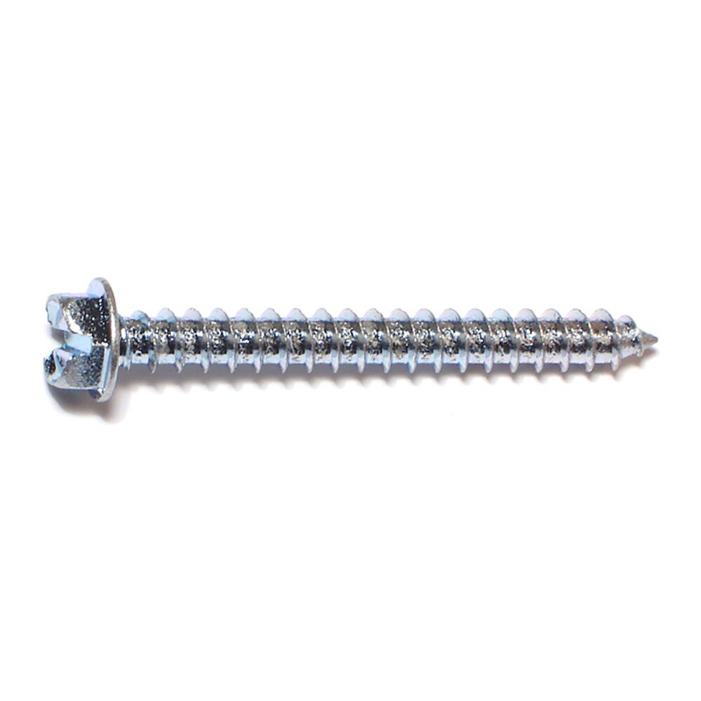 image of 12 X 2 Slotted Hex Washer sheet Metal Screw