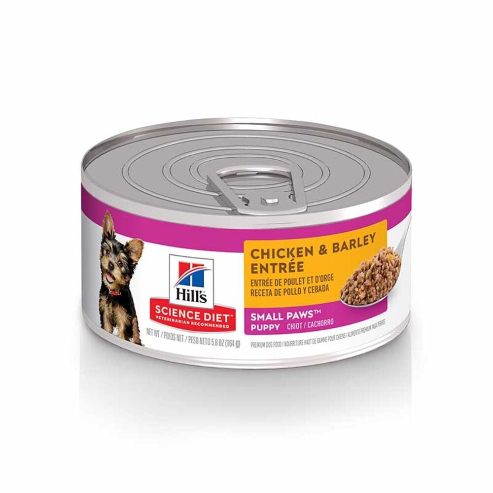 image of Wet Puppy Food- Small and Toy Breed, Chicken and Barley Entrée, 5.8 oz