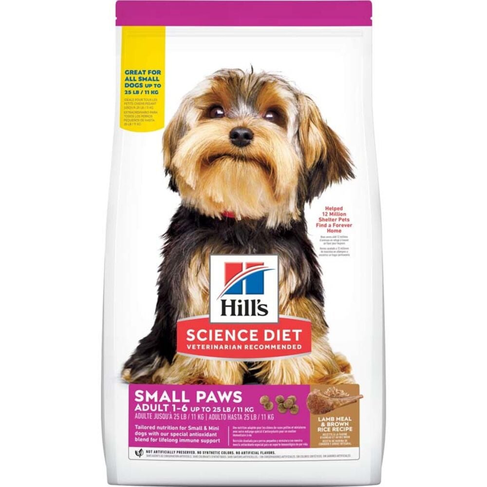 image of Dry Adult Dog Food- Small and Toy Breed, Lamb and Rice, 4.5 lb