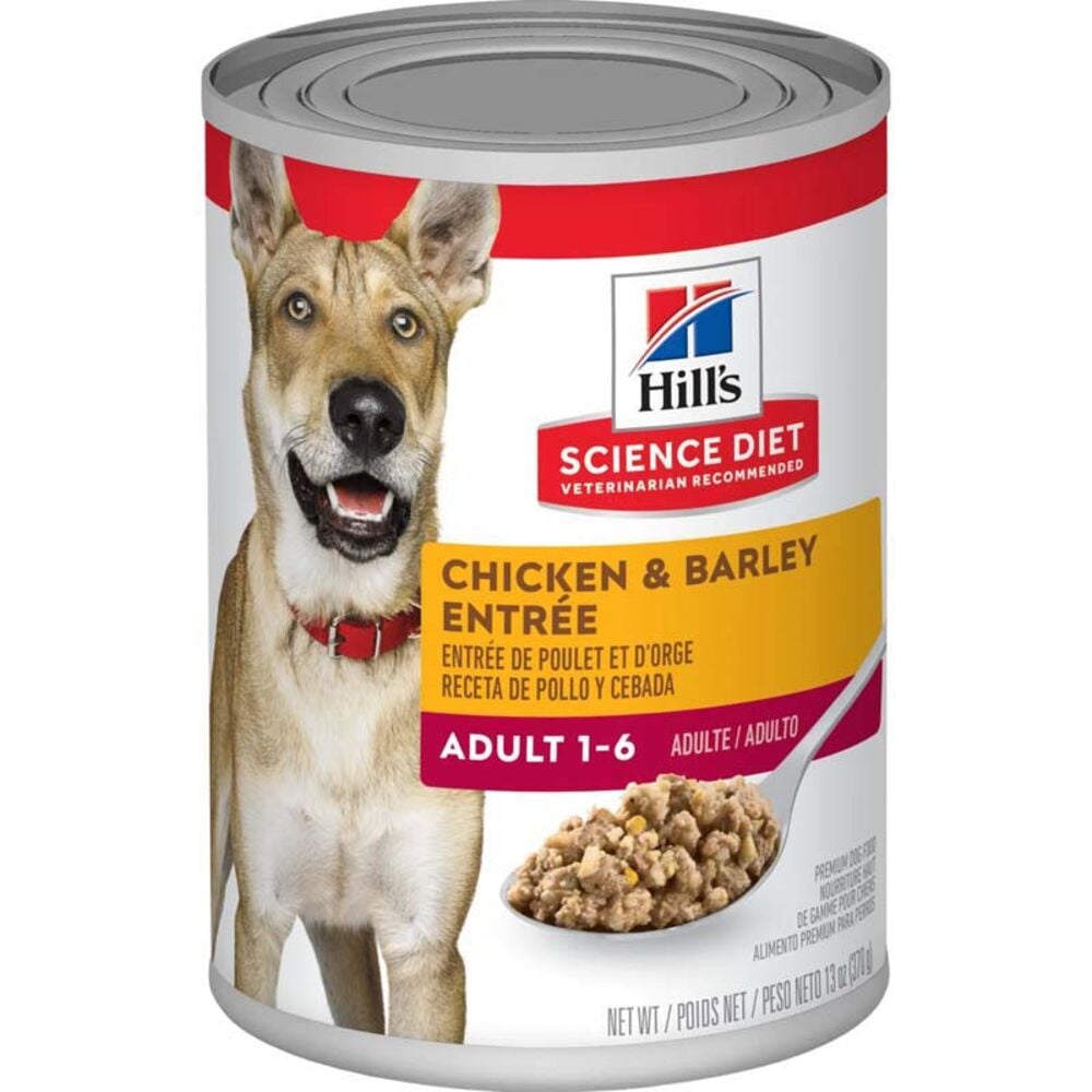 image of Wet Adult Dog Food- Chicken and Barley Entrée, 13 oz