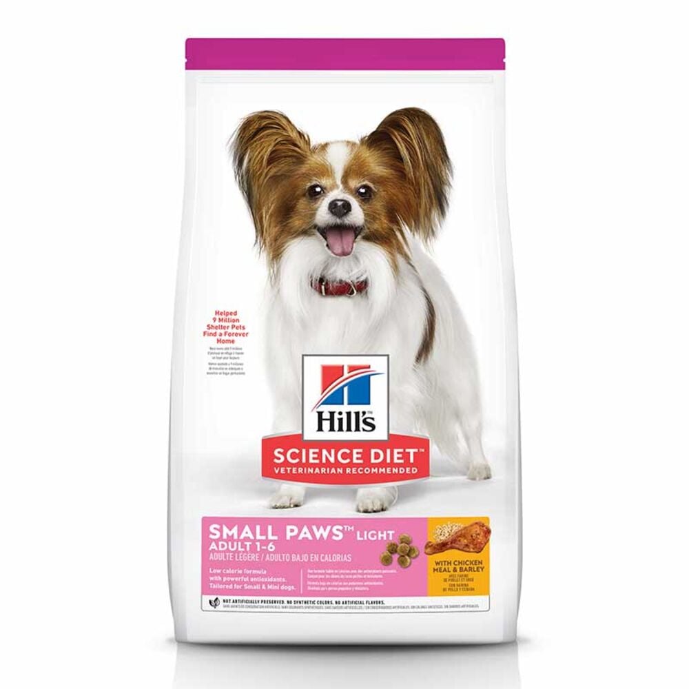 image of Dry Adult Dog Food- Light, Small and Toy Breed, Chicken and Barley, 4.5 lb