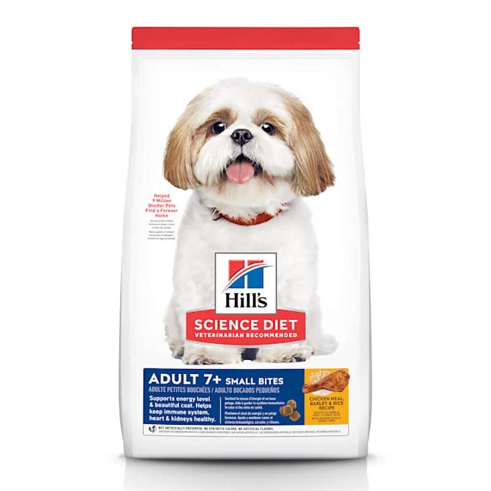 image of Dry 7+ Adult Dog Food- Small Bites, Chicken, 33 lb