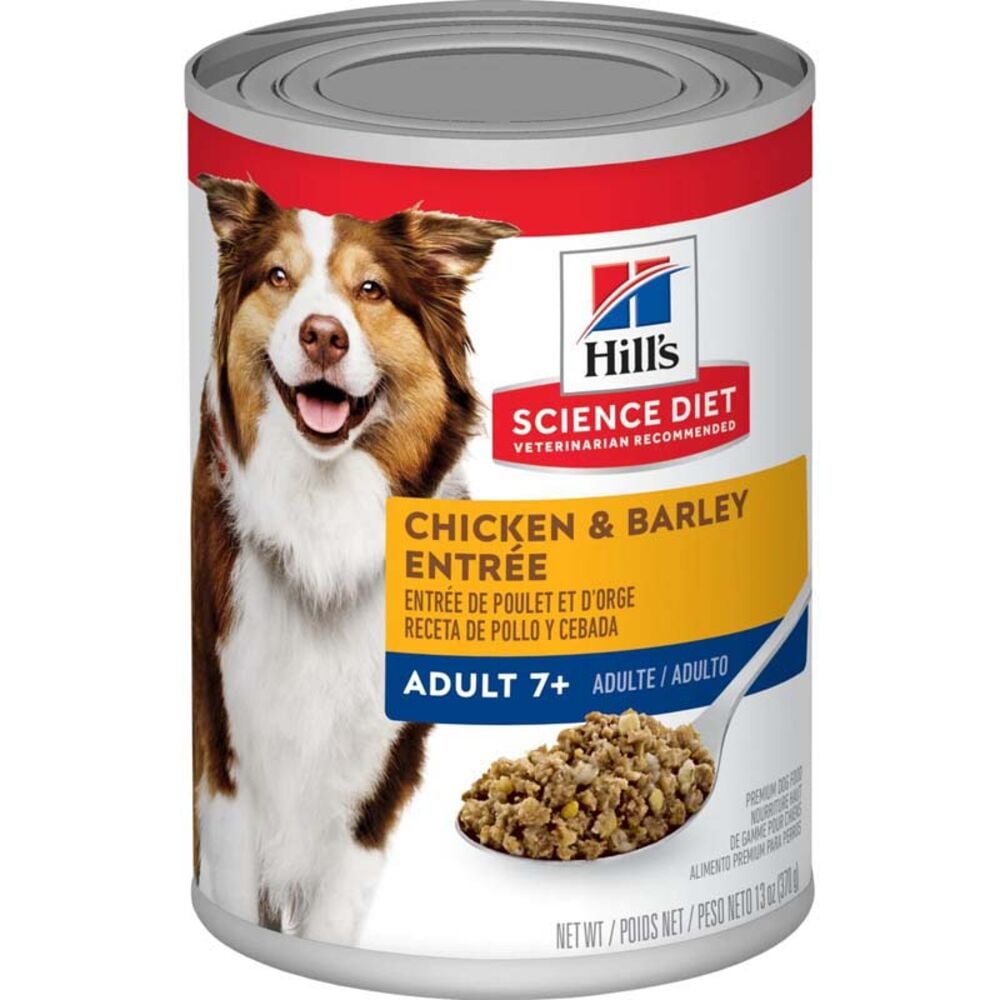 image of Wet Adult 7+ Dog Food- Chicken and Barley Entrée, 13 oz