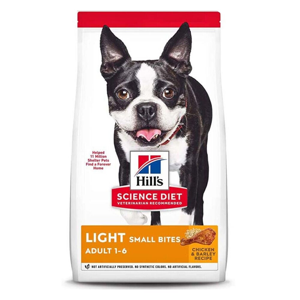 image of Dry Adult Dog Food- Light, Small Bites, Chicken, 30 lb