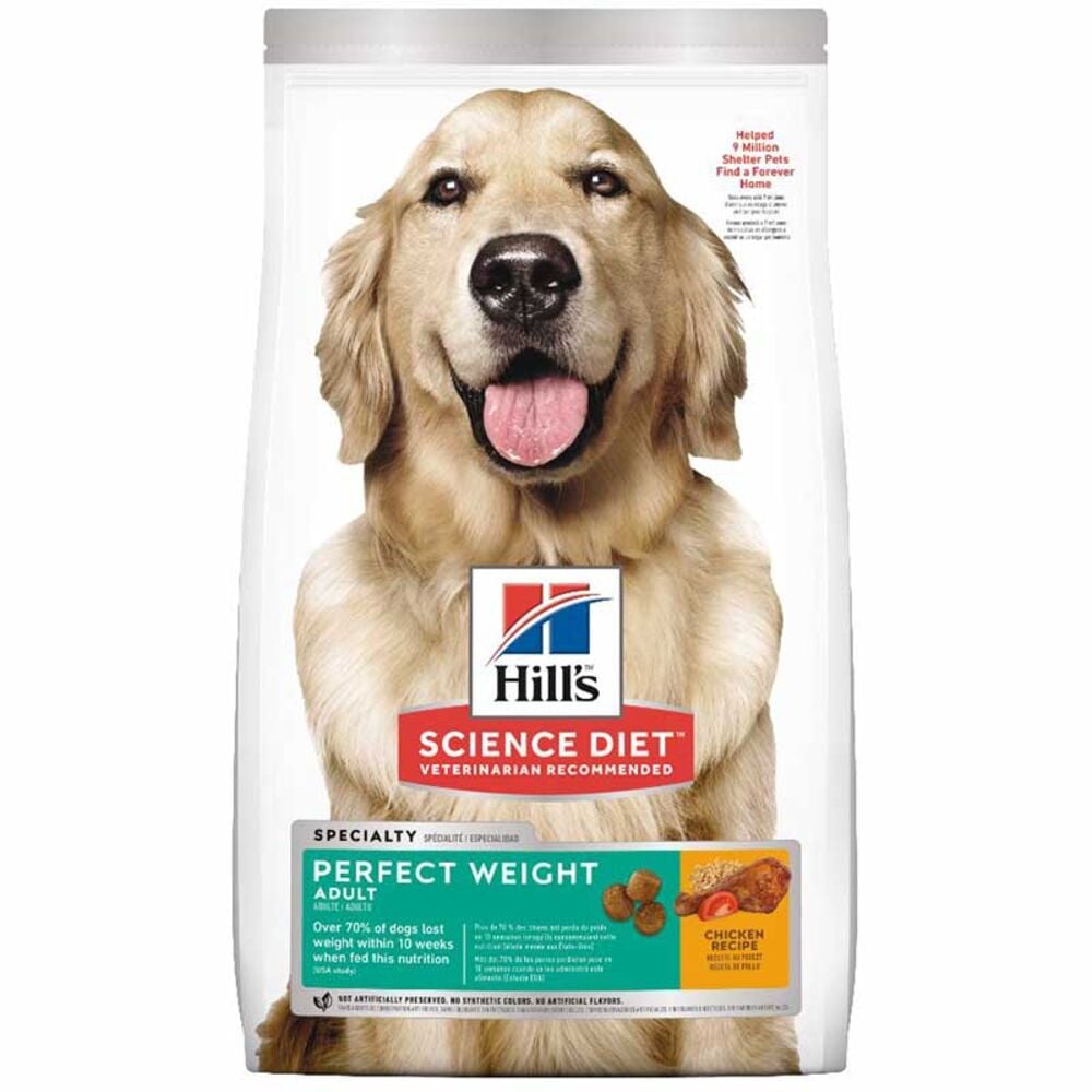 image of Dry Adult Dog Food- Perfect Weight, 15 lb