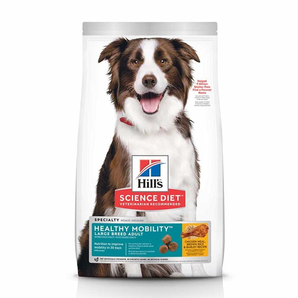 image of Dry Adult Dog Food- Healthy Mobility, Large Breed, Chicken, 30 lb