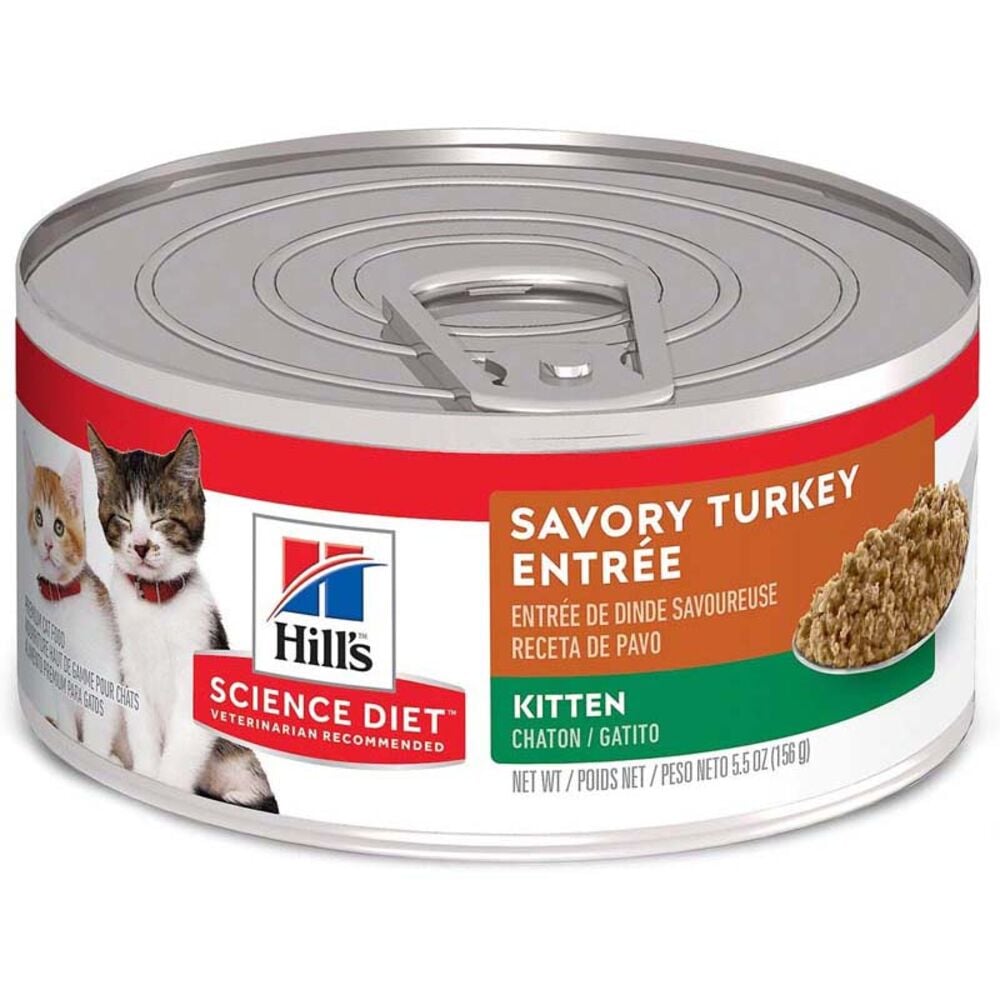 image of Wet Kitten Food- Savory Turkey Entrée, 5.5 oz