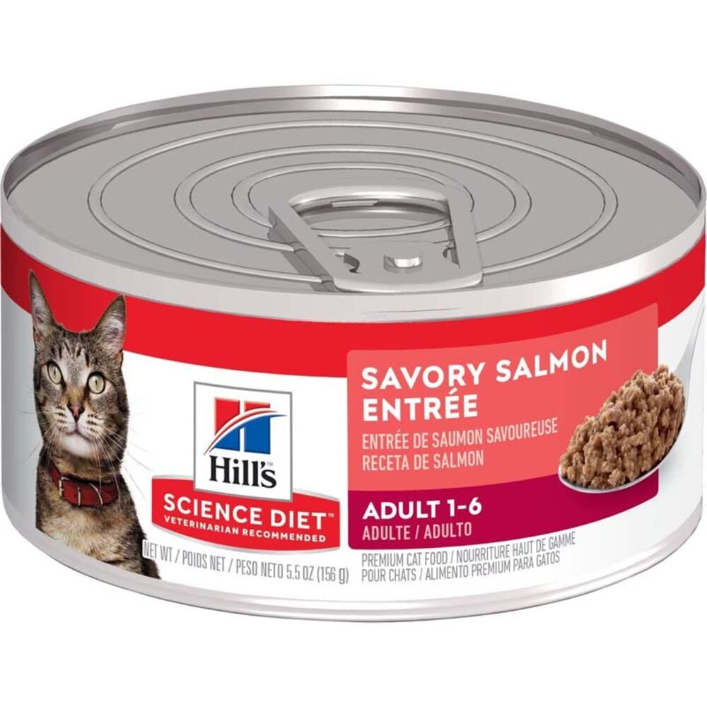image of Wet Cat Food- Savory Salmon Entrée, 5.5 oz