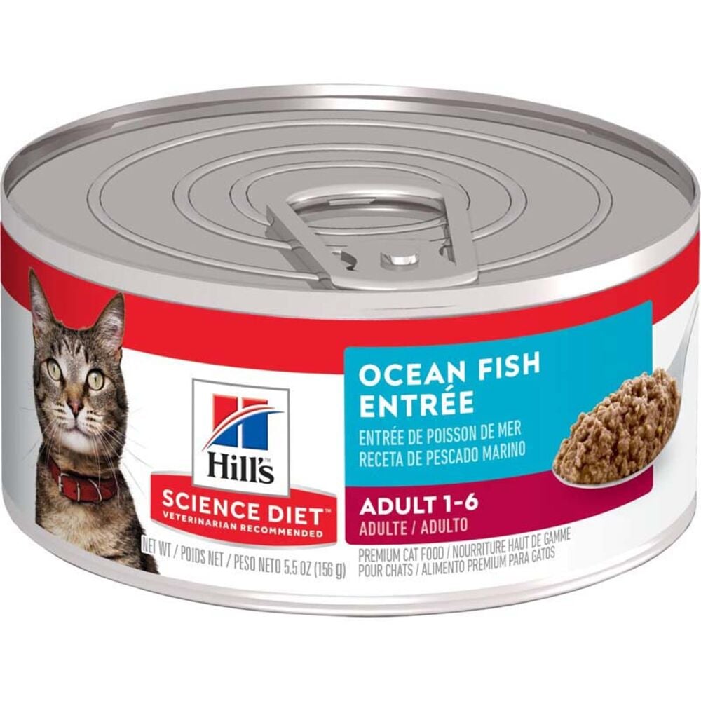 image of Wet Cat Food- Ocean Fish Entrée, 5.5 oz