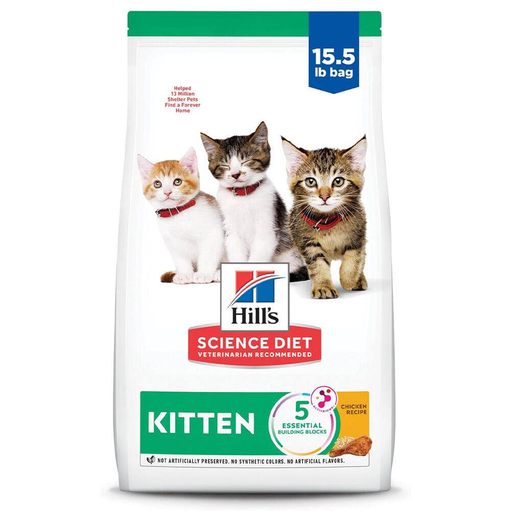 image of Dry Kitten Food- Chicken, 15.5 lb
