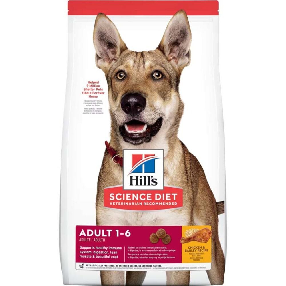 image of Dry Adult Dog Food- Chicken and Barley, 38.5 lb