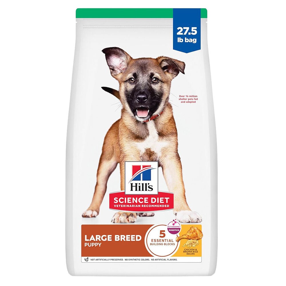 image of Dry Puppy Food- Large Breed, Chicken and Rice, 30 lb