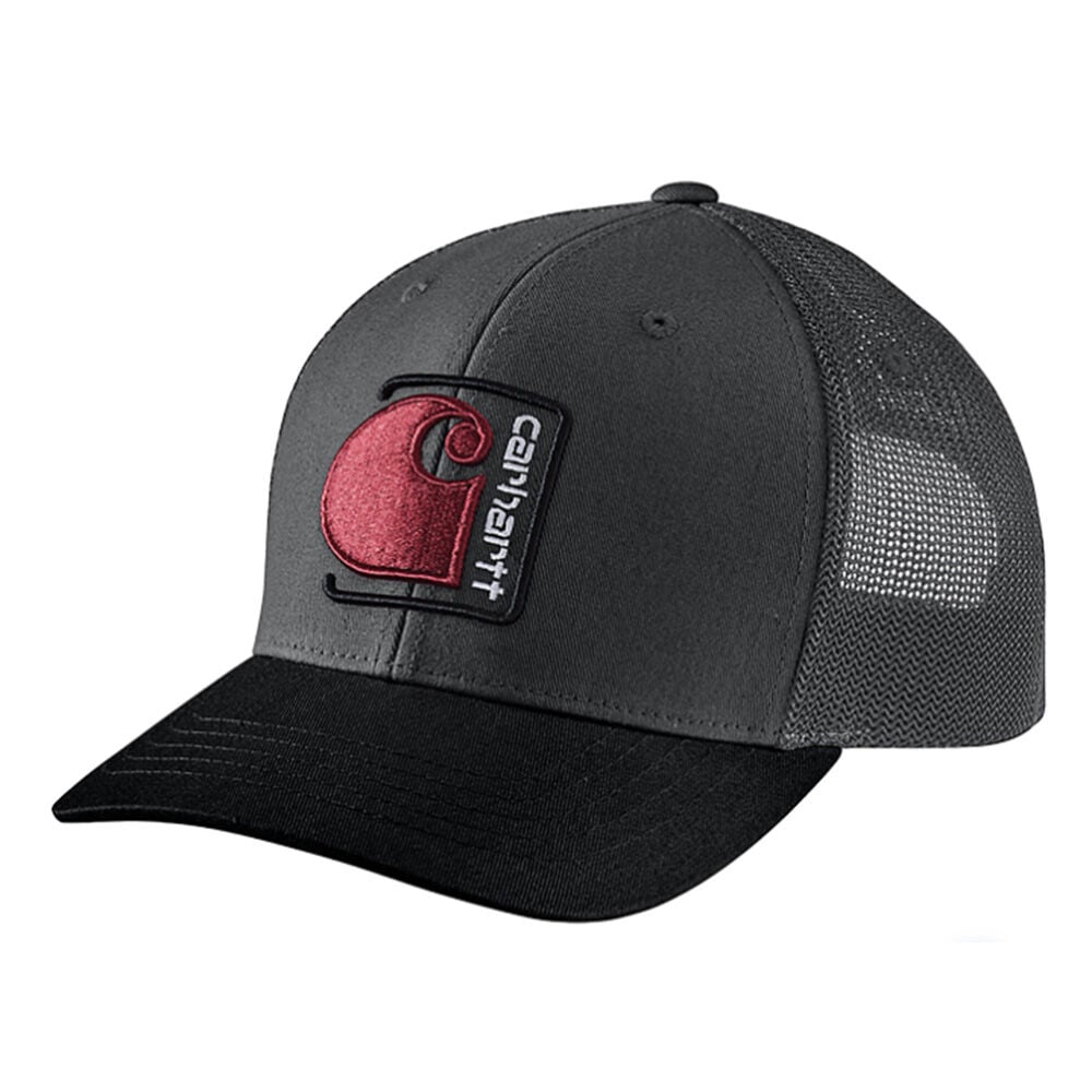 image of Men's Canvas Mesh-Back C Patch Cap
