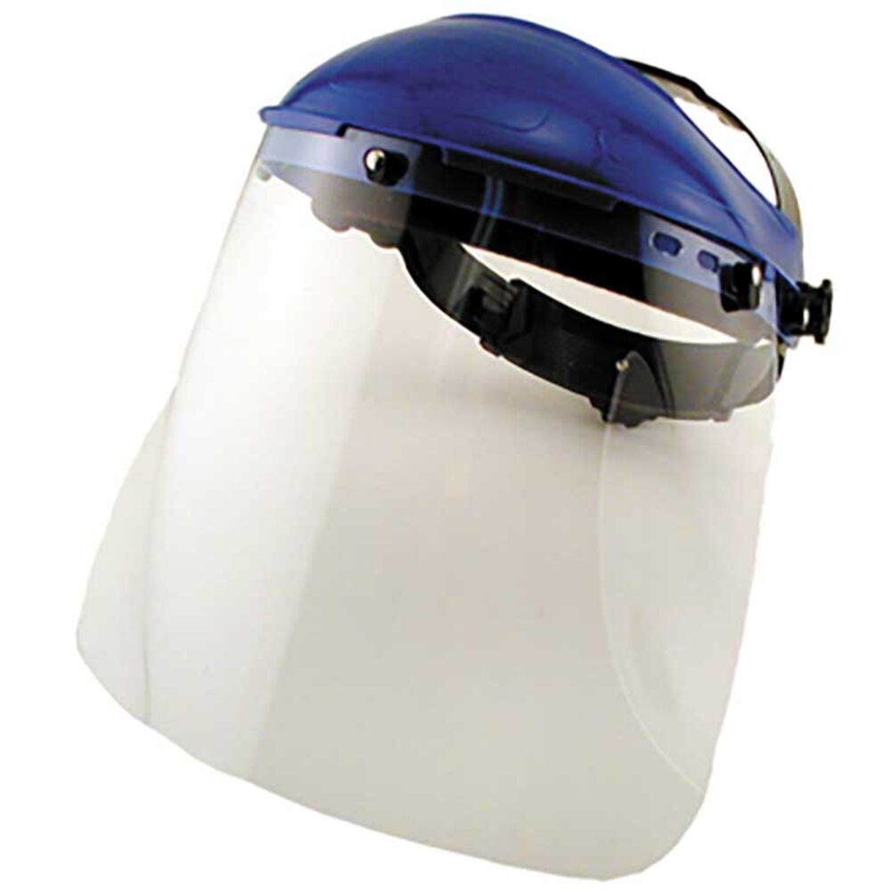 image of Ratchet Style Clear Face Shield