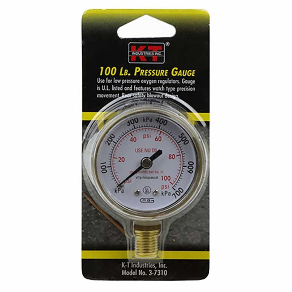 image of 100-lb Oxygen Pressure Gauge