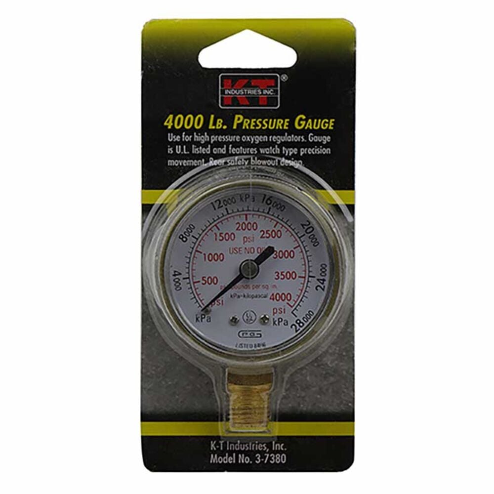 image of 4000-lb Oxygen Pressure Gauge