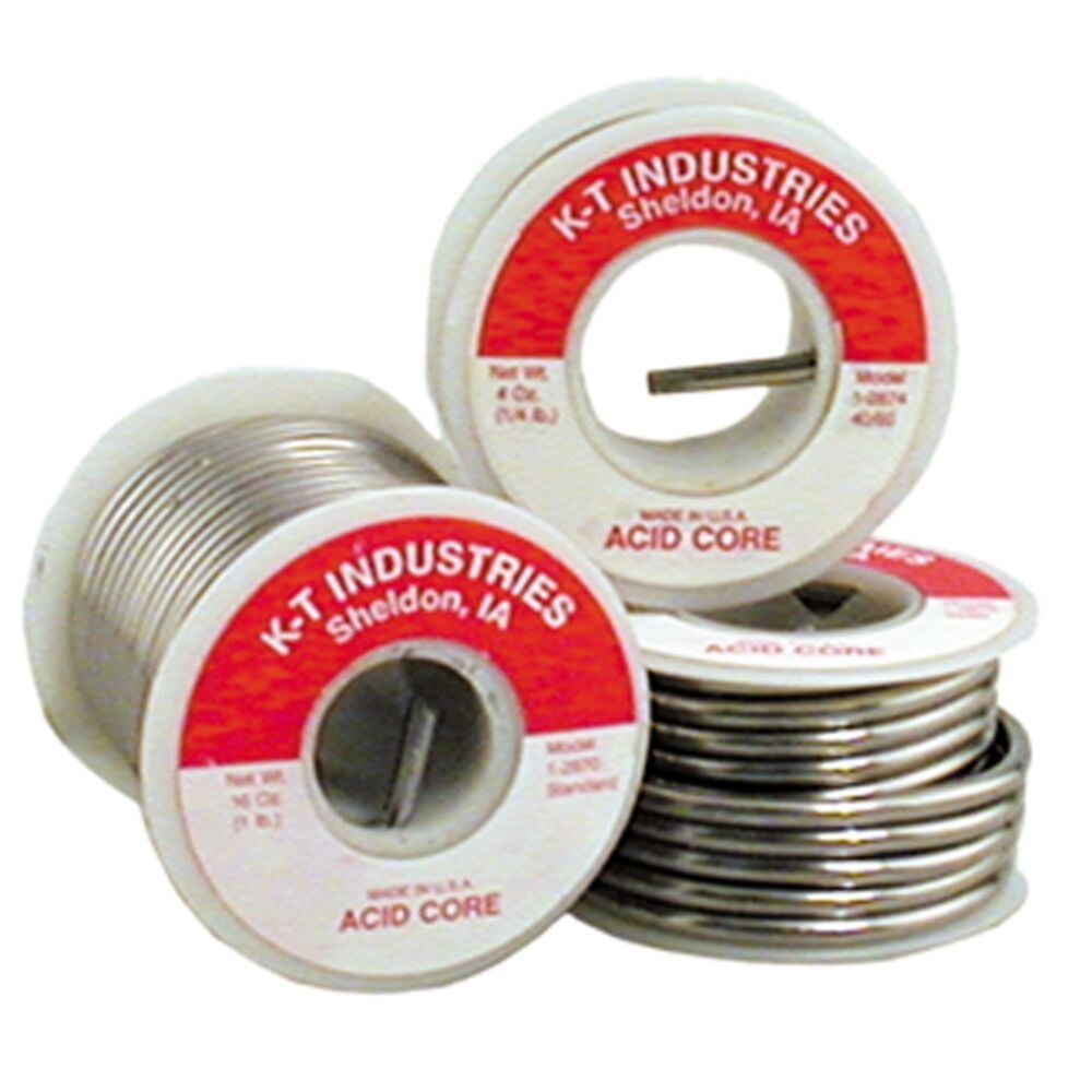 image of Solder, Acid Core, 40-60, 1-4 lb