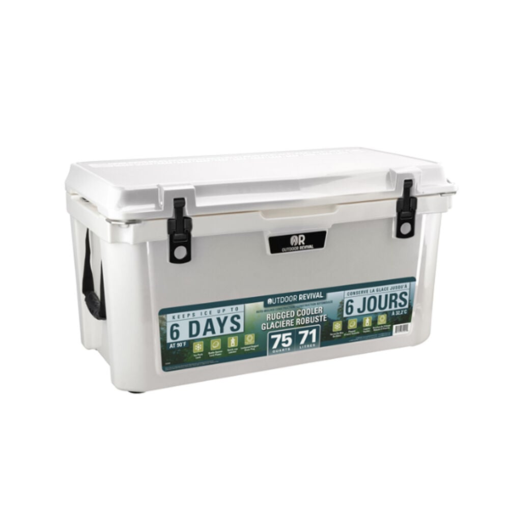 image of Hardside Cooler- White, 75 qt