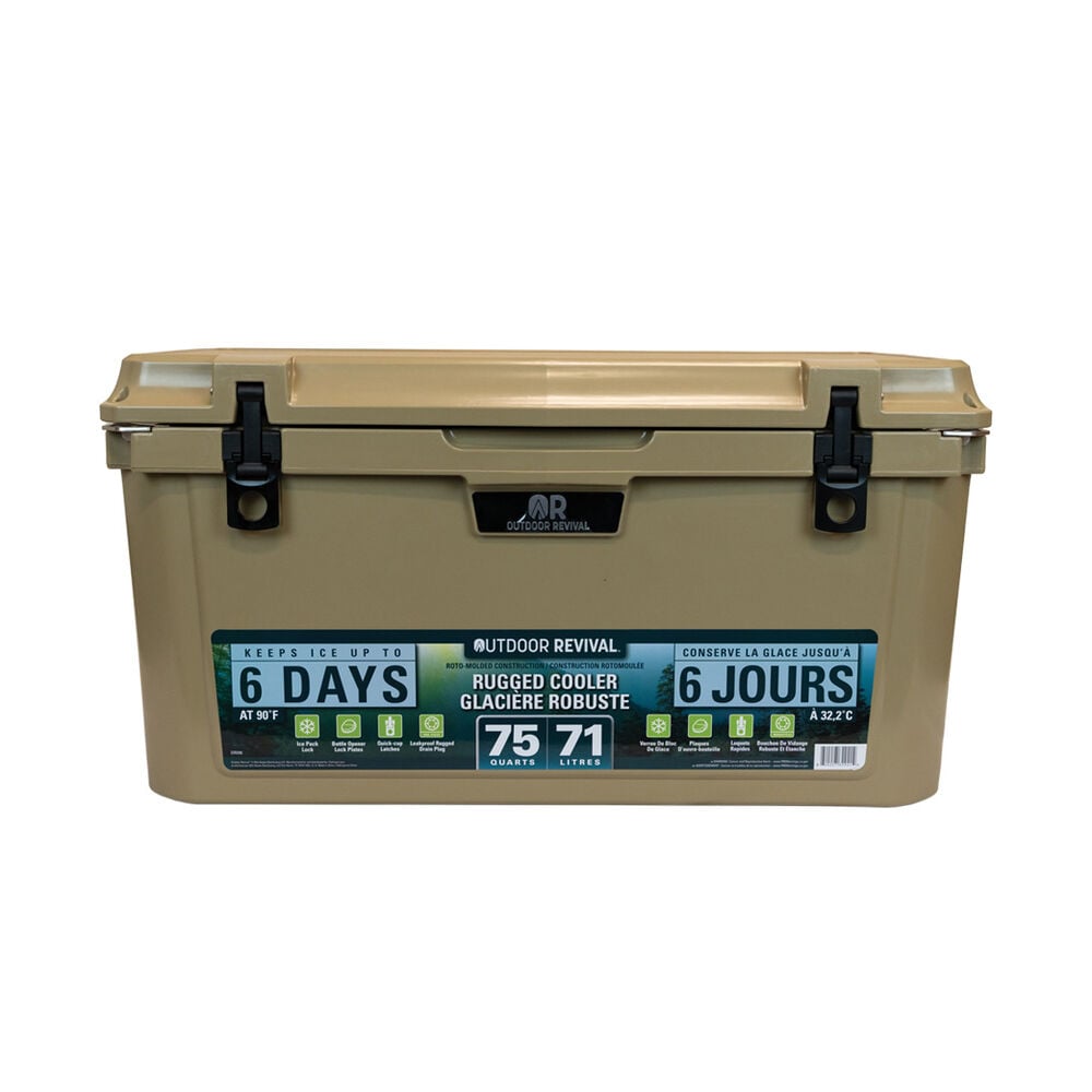 image of Hardside Cooler- Tan, 75 qt