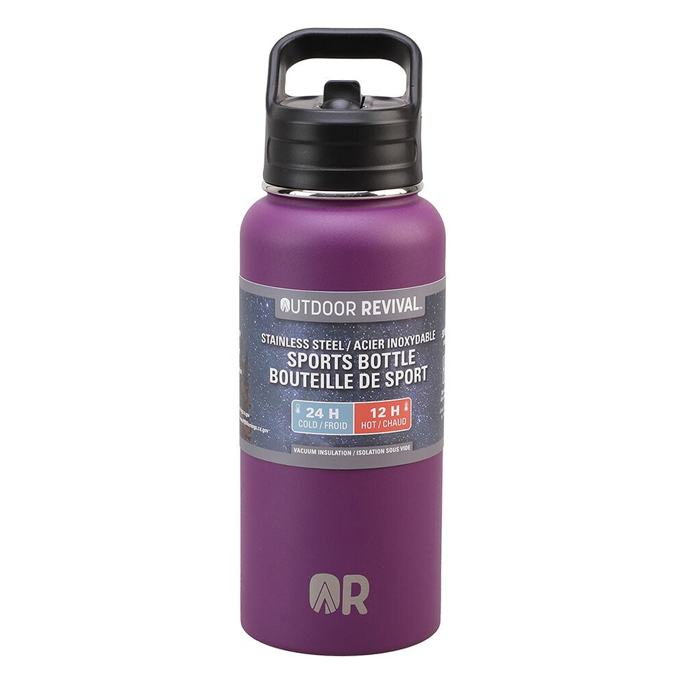 image of Sports Bottle, Purple, 32 oz