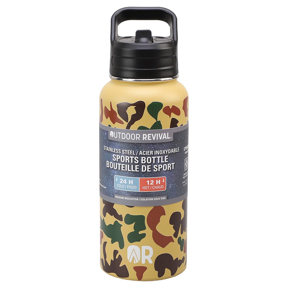 image of Sports Bottle, Camo, 32 oz