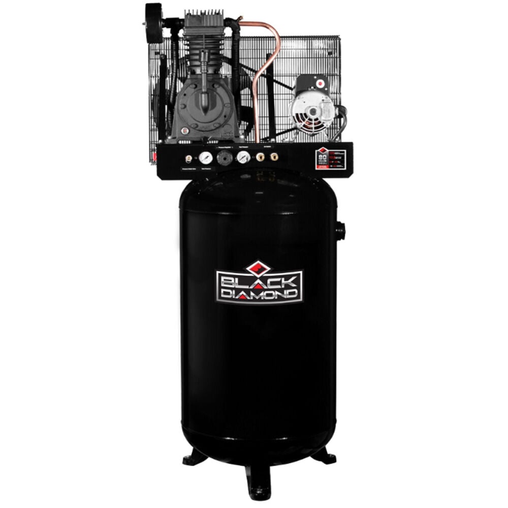 image of 80 gal Vertical Stationary Two Stage Air Compressor