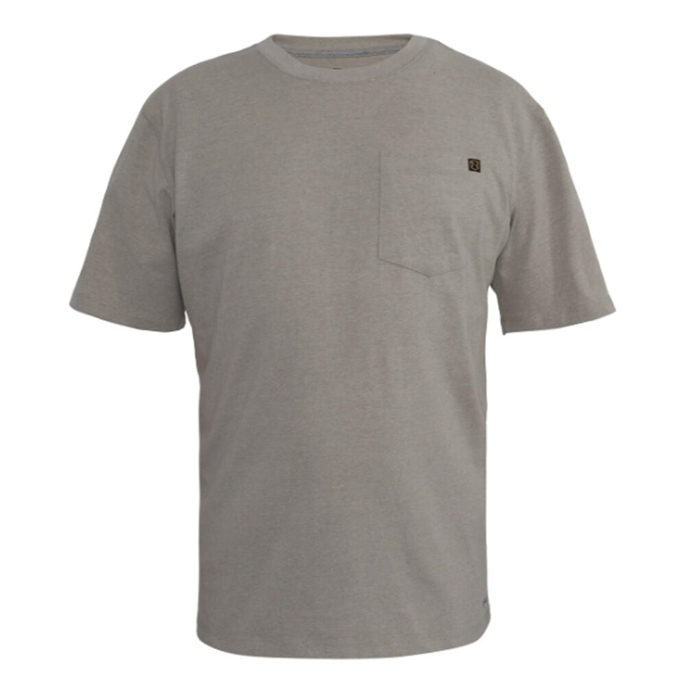 image of Men's The Best Dang Short Sleeve Pocket Tee- Khaki Heather