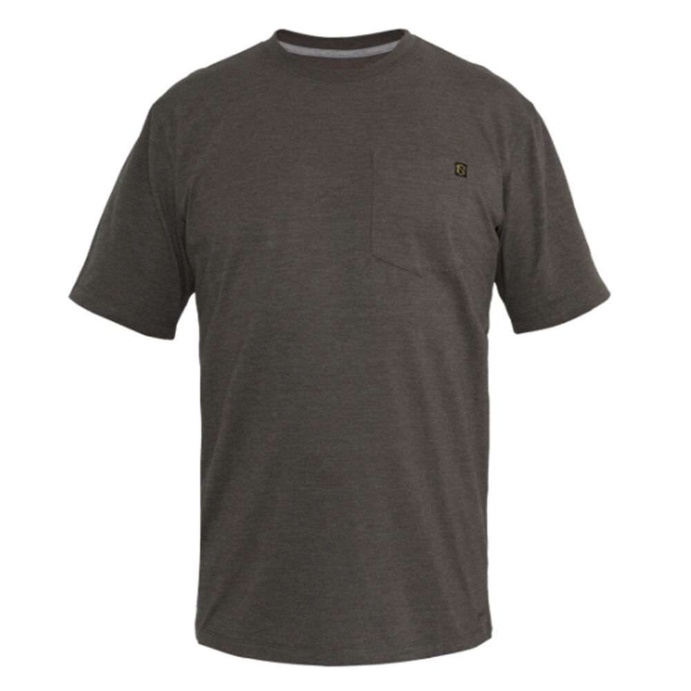 image of Men's The Best Dang Short Sleeve Pocket Tee- Tundra Heather