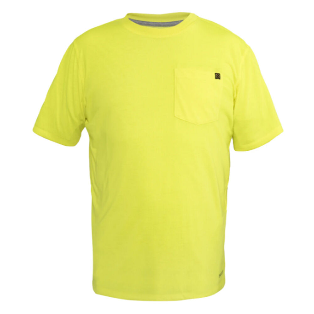 image of Men's The Best Dang Short Sleeve Pocket Tee- Safety Yellow