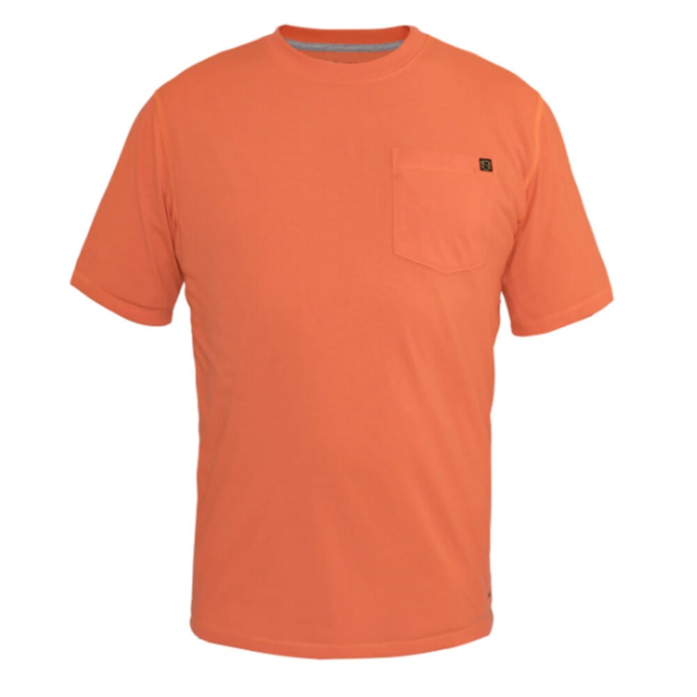 image of Men's The Best Dang Short Sleeve Pocket Tee- Safety Orange