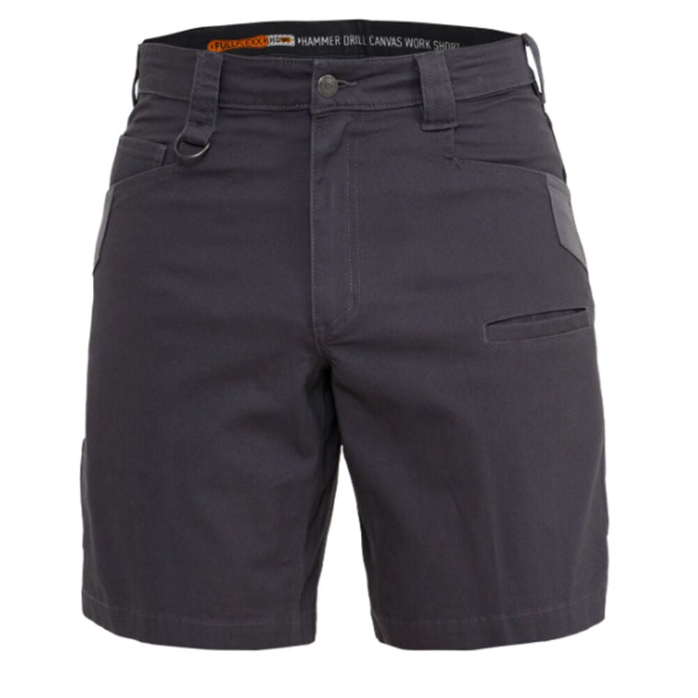 image of Men's FullFlexx HD Canvas Work Short- Wolf Grey