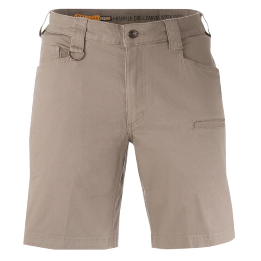image of Men's FullFlexx HD Canvas Work Short- Dark Khaki