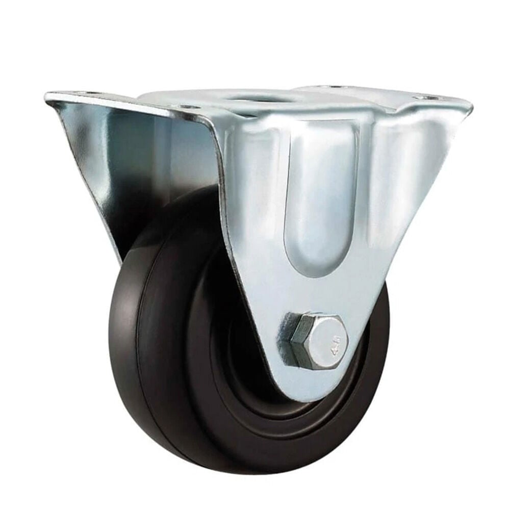 image of 4 in Rubber Rigid Plate Caster