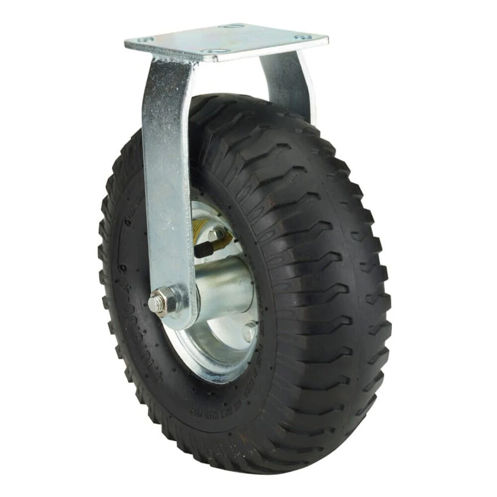 image of 10 in Pneumatic Rigid Plate Caster