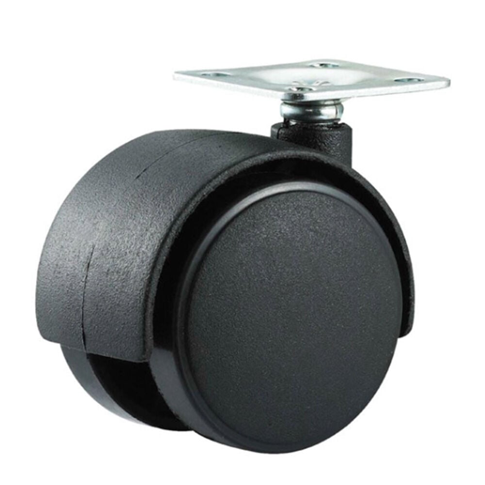 image of 2 in Plastic Swivel Plate Caster