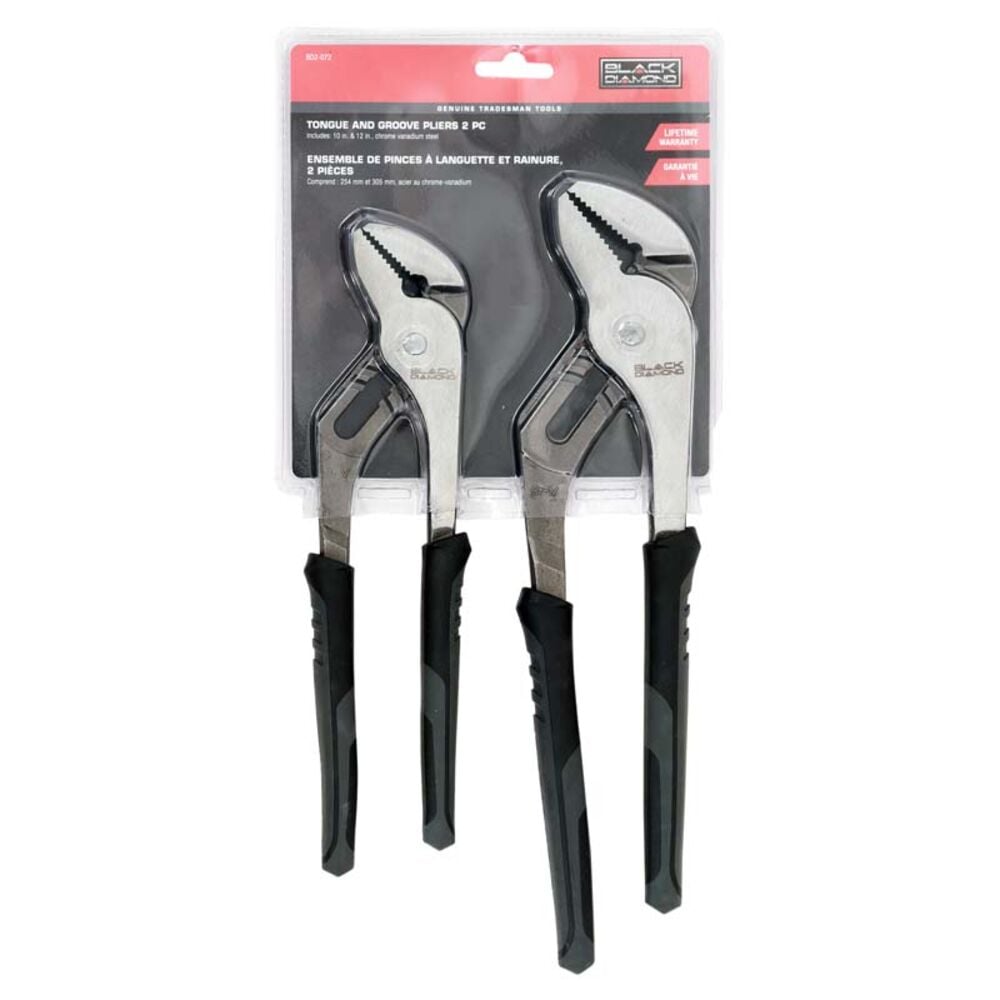 image of 2 Piece Tongue & Groove Pliers Set