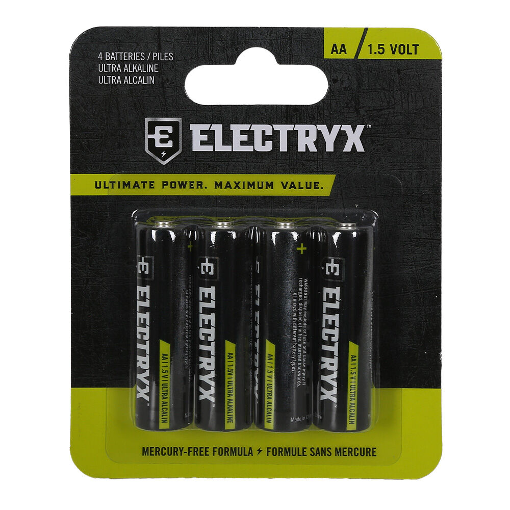image of 1.5 Volt Ultra AA Alkaline Batteries, 4 pk
