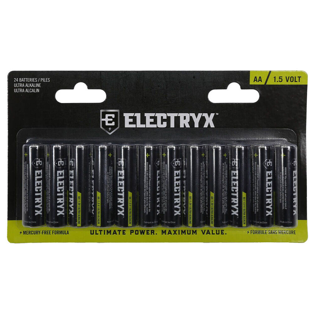 image of Ultra Alkaline AA Batteries, 24 pk