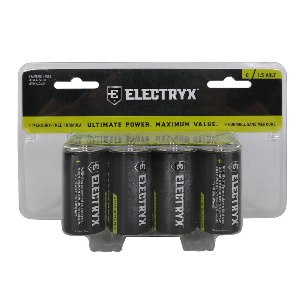 image of 1.5 Volt Ultra C Alkaline Batteries, 8 pk