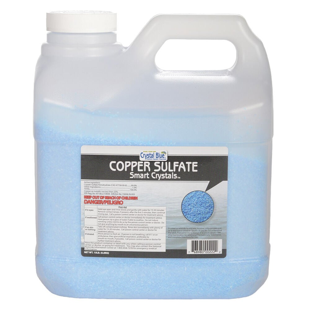 image of Crystal Blue Copper Sulfate, 15 lb