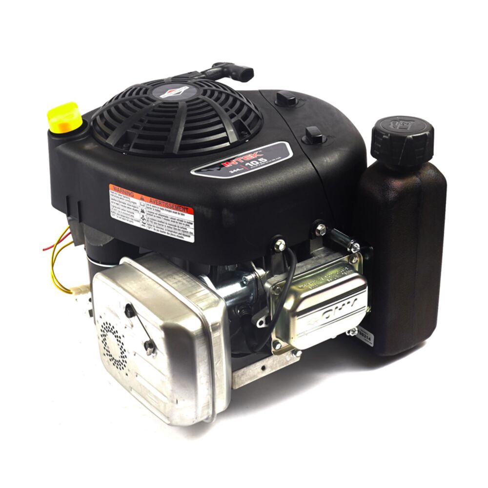 image of Intek, Vertical, 10.5 GHP, 334cc 1 x 3-5/32, Tapped 7/16-20, Keyway Electric Start, Recoil Backup, 2.8 qt fuel tank