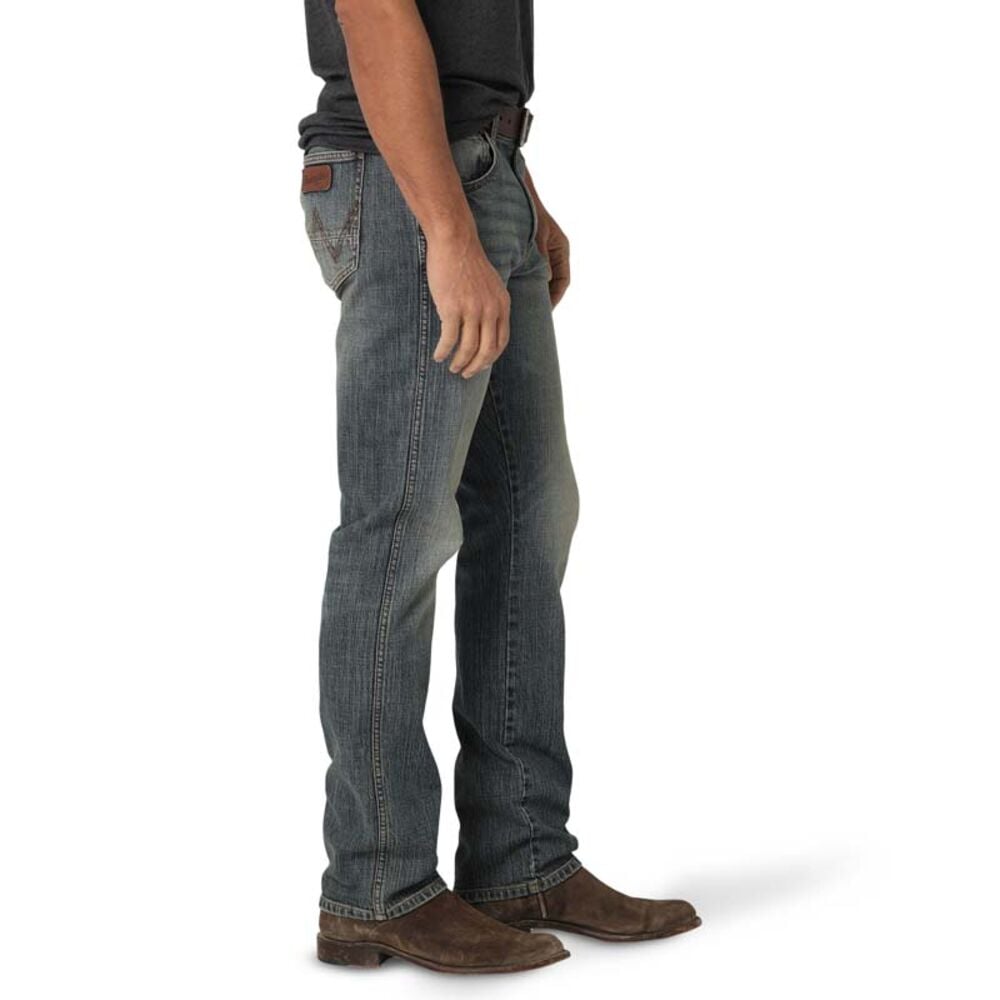 image of Men's Retro Low Rise Straight Leg Slim Fit Jean