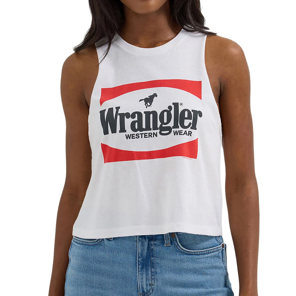 image of Women's Festival Graphic Tank- Bright White