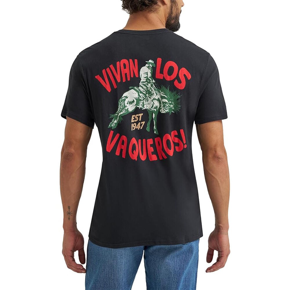 image of Men's Vivan Los Vaqueros! Short Sleeve Graphic T-Shirt
