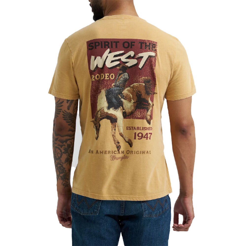 image of Men's Spirit of the West Rodeo Short Sleeve Graphic T-Shirt